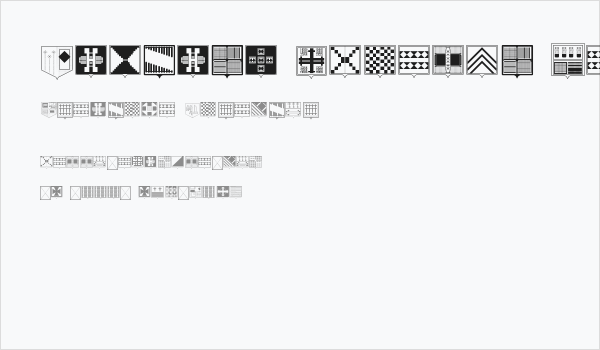 Fantasy Shields Regular Business Card