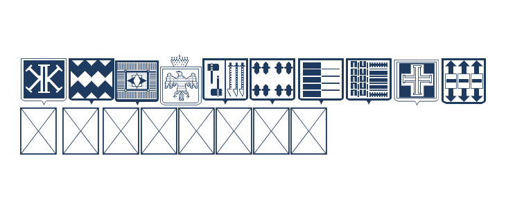 Fantasy Shields Two Regular Other Characters