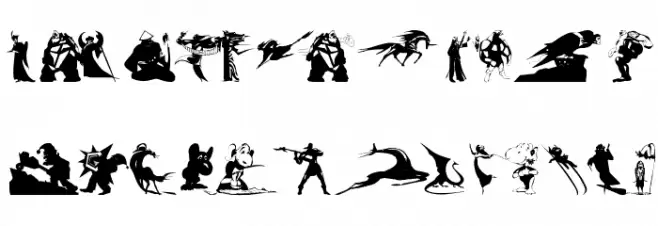 FantasyBeings Caratteri MINUSCOLO