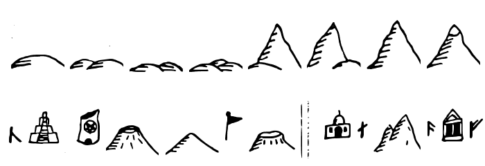 Fantasymapbats Regular Font OTHER CHARS