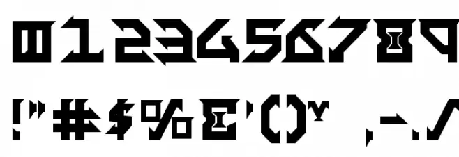 Fantazian Bold Font OTHER CHARS