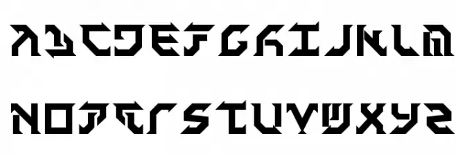 Fantazian Bold 字体 大写