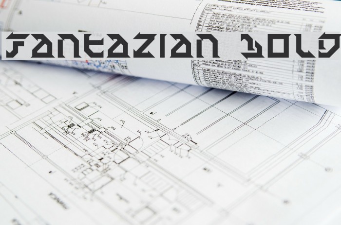Fantazian Bold Schriftart examples