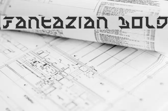 Fantazian Bold Font examples