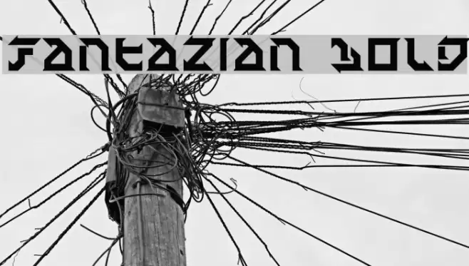 Fantazian Bold Font examples