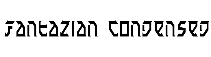 Fantazian Condensed  Fuentes Gratis Descargar