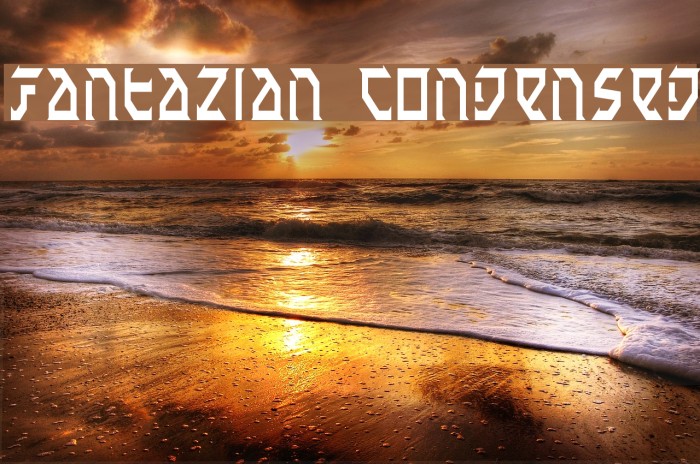 Fantazian Condensed फ़ॉन्ट examples