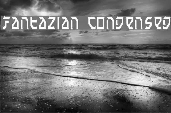 Fantazian Condensed फ़ॉन्ट examples