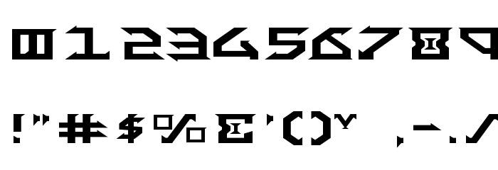 Fantazian Expanded Font OTHER CHARS