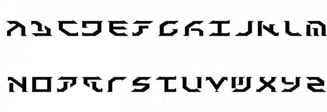 Fantazian Expanded フォント 大文字