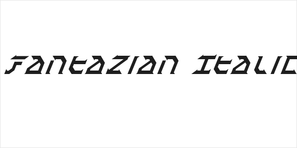 Fantazian Italic Logo