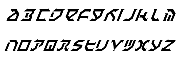 Fantazian Italic Font LOWERCASE