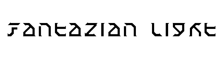 Fantazian Light  font caratteri gratis