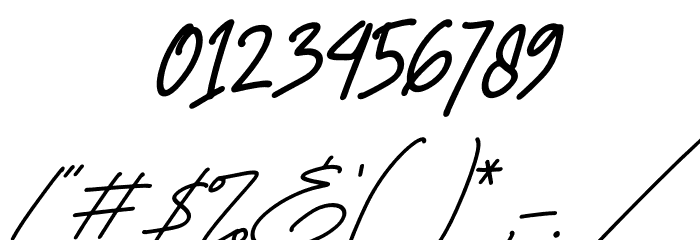 Fantelina Mignati Italic Font OTHER CHARS