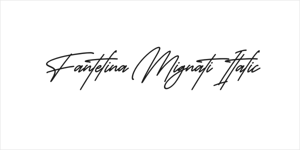 Fantelina Mignati Italic Logo