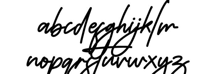 Fantelina Mignati Font LOWERCASE