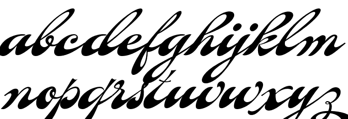 Fantera Font LOWERCASE