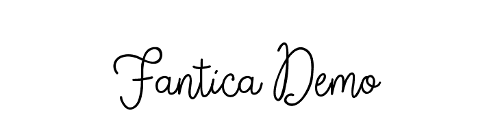 Fantica Demo फ़ॉन्ट