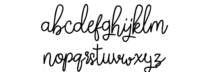 Fantica Demo Font LOWERCASE