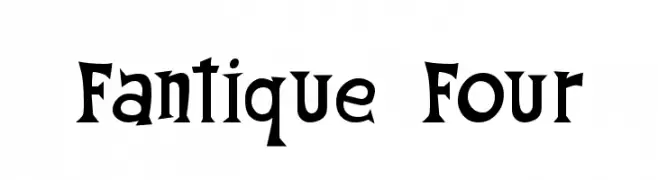 Fantique Four  font caratteri gratis