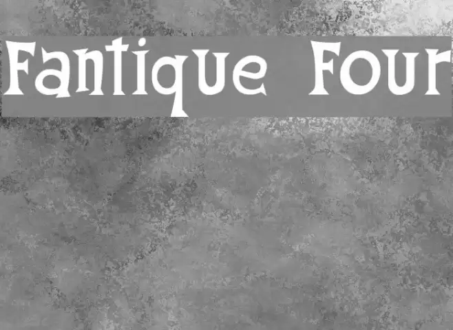 Fantique Four Font examples