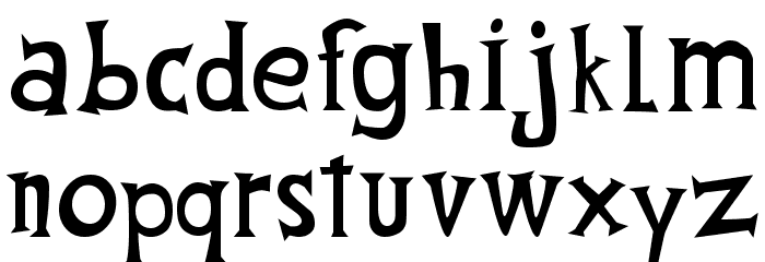 Fantique Four Font Litere mici