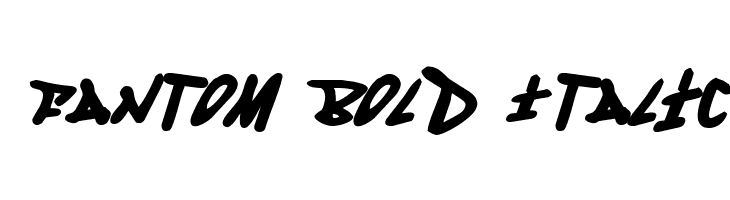 Fantom Bold Italic Font