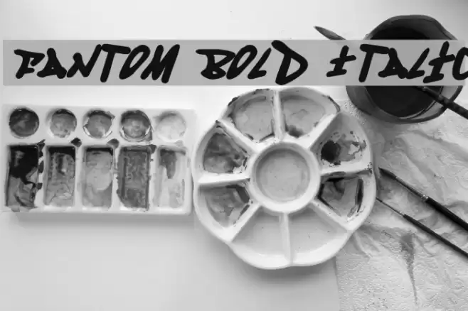 Fantom Bold Italic Font examples