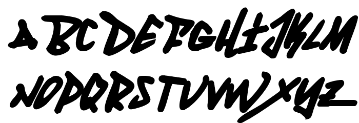 Fantom Bold Italic Font LOWERCASE