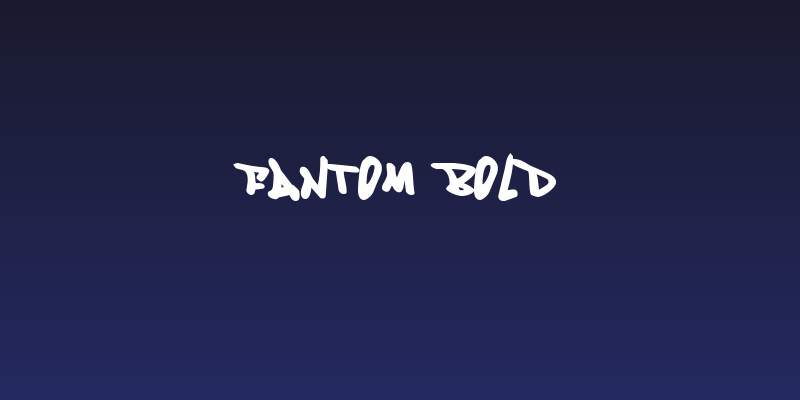 Fantom Bold Social Header