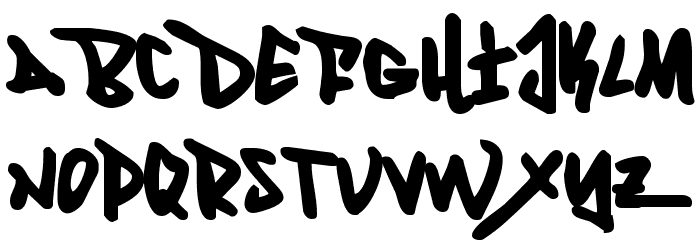 Fantom Bold Font LOWERCASE