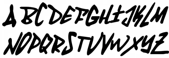 Fantom Condensed Italic Font Litere mari