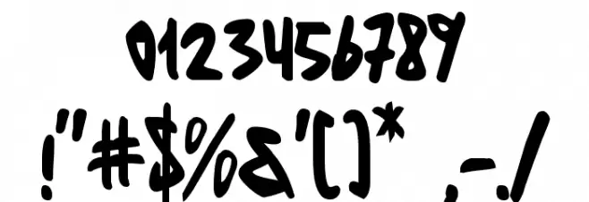 Fantom Condensed Font OTHER CHARS