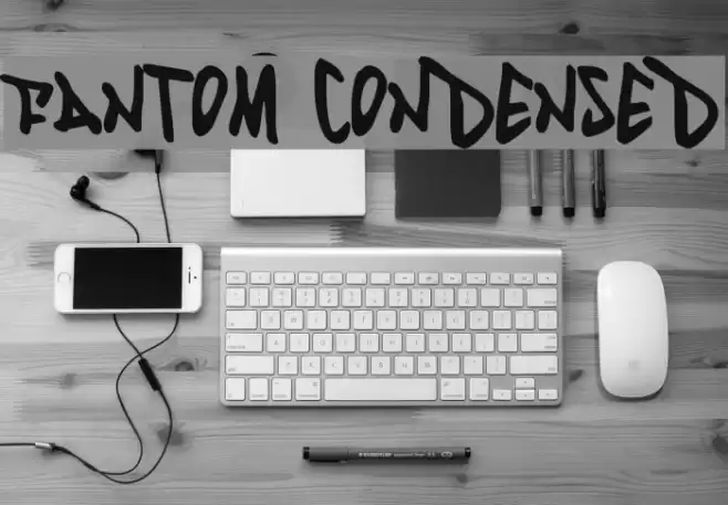 Fantom Condensed Font examples