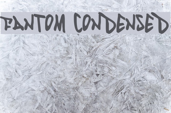 Fantom Condensed Example 2