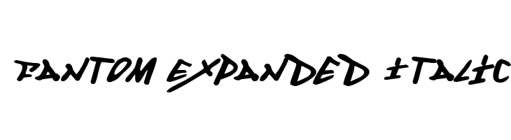 Fantom Expanded Italic 