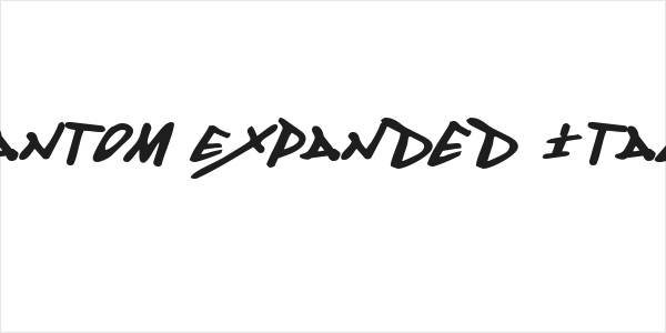 Fantom Expanded Italic Logo