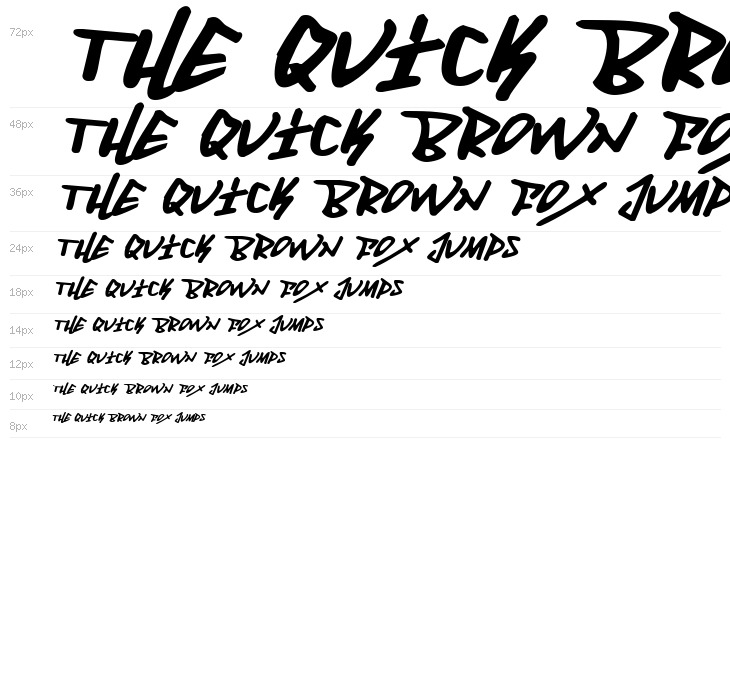 Fantom Expanded Italic Waterfall