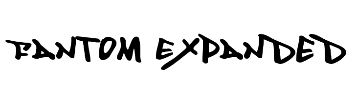 Fantom Expanded  フリーフォントのダウンロード