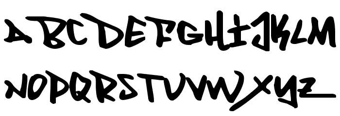 Fantom Expanded Font LOWERCASE