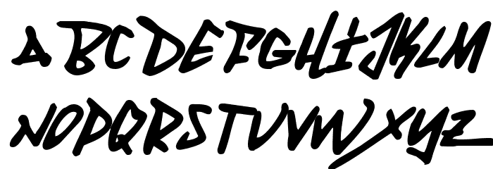 Fantom Italic Font LOWERCASE