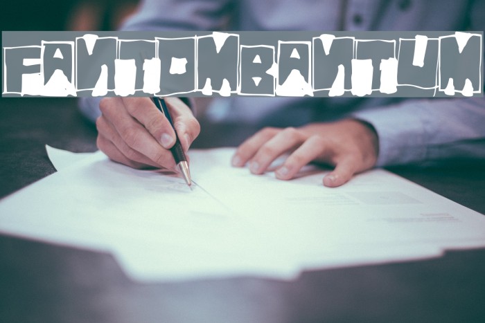 FantomBantum Font examples