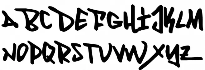 Fantom Font LOWERCASE