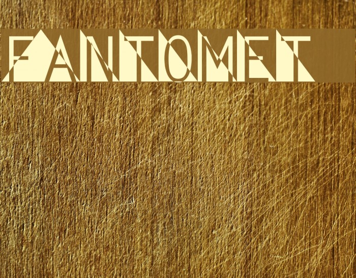 Fantomet 1 Font examples
