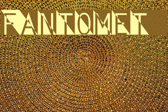 Fantomet 2 Font examples