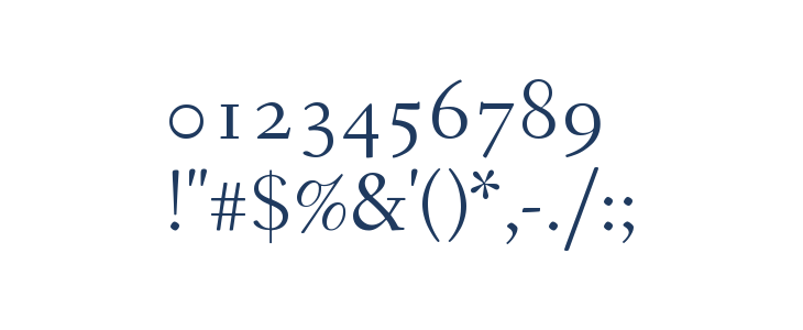 Fanwood Regular Other Characters