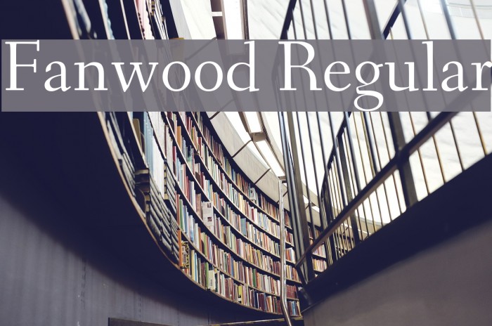 Fanwood Regular Example 3