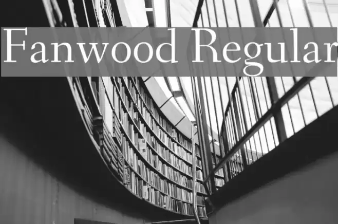 Fanwood Regular Font examples