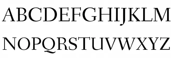Fanwood TT Regular Schriftart Groß