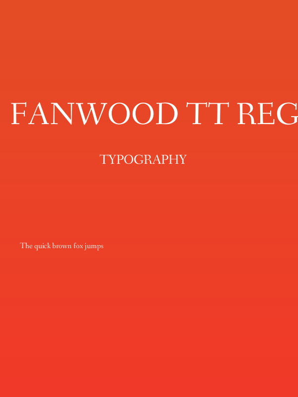 Fanwood TT Regular Poster